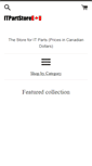 Mobile Screenshot of itpartstore.com